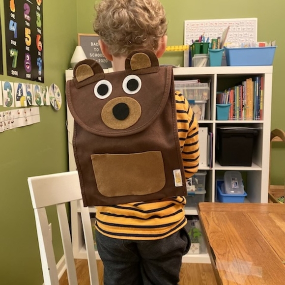 Koala Crate Kid's Brown Bear Backpack - Picture 10 of 10